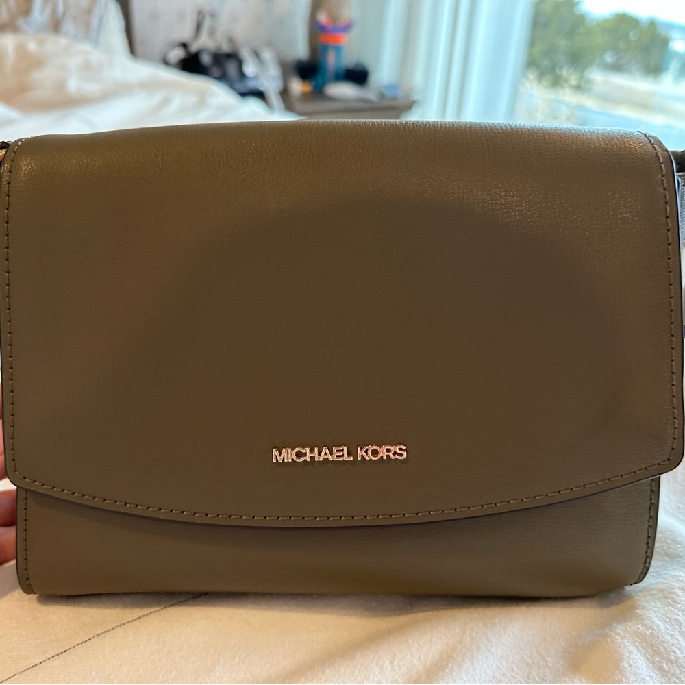 Green Michael Kors Purse